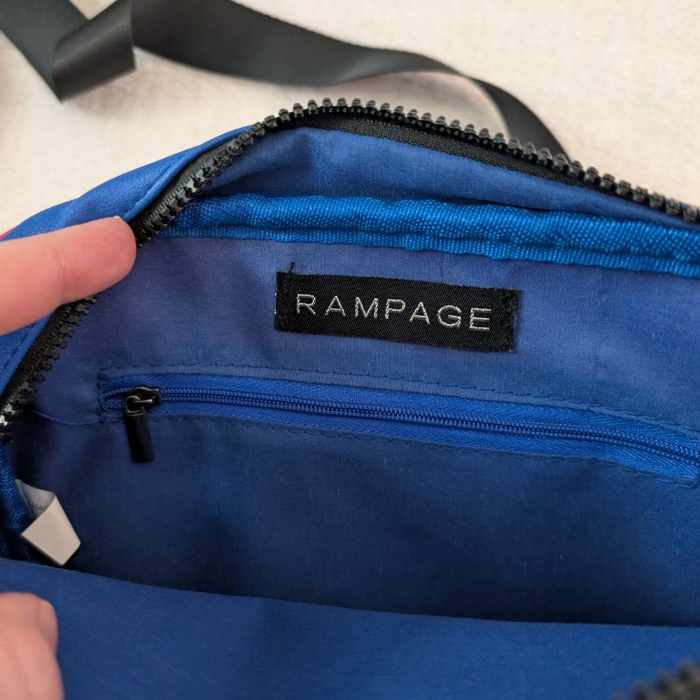 Rampage Crossbody Red Blue Logo Bag - Picture 5 of 10